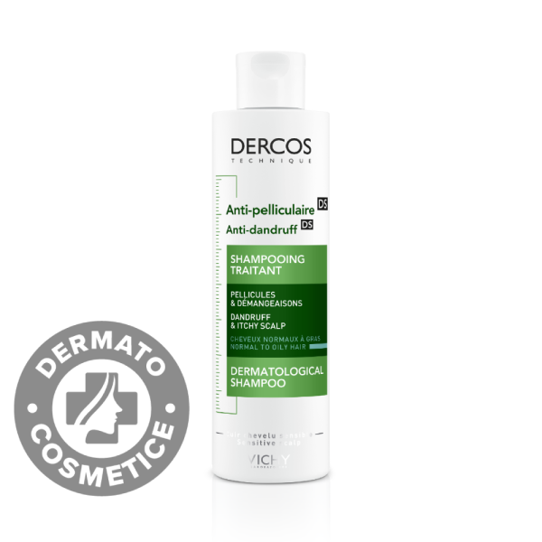 Sampon anti-matreata pentru par normal-gras Dercos, 200ml, Vichy
