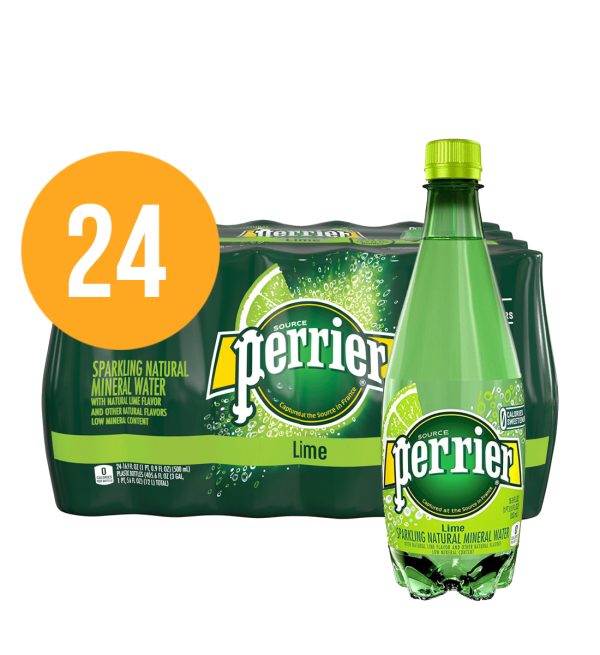 Perrier Lime apa minerala naturala carbogazoasa BAX 24 fl. x 0.5L