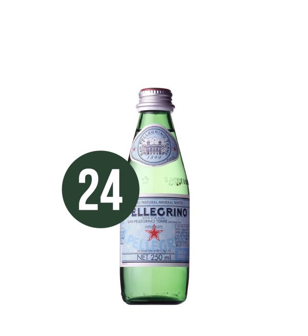 San Pellegrino apa minerala naturala carbogazoasa BAX 24 st. x 0.25L