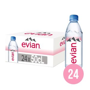 Evian apa minerala naturala plata BAX 24 fl. x 0.5L