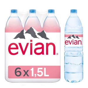 Evian apa minerala naturala plata BAX 6 fl. x 1.5L