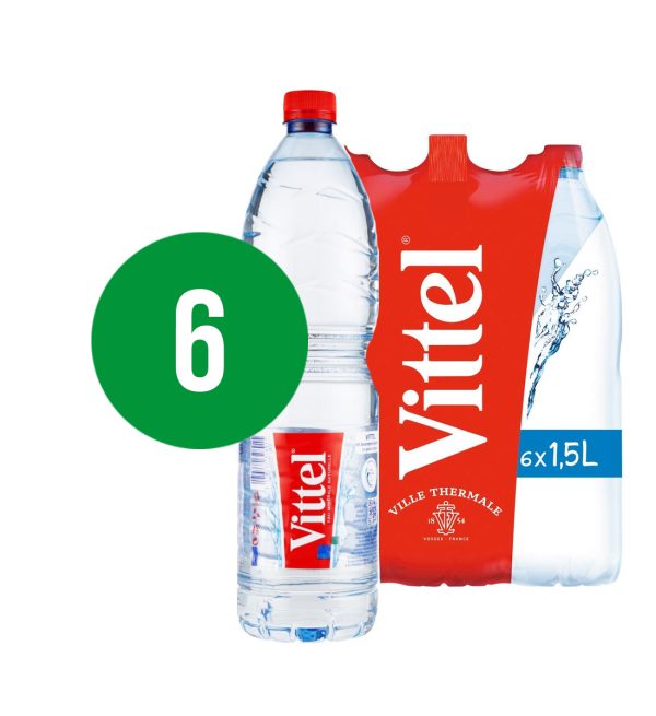 Vittel apa minerala naturala plata BAX 6 fl. x 1.5L