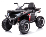ATV electric pentru copii 4x4 Kinderauto SuperOffroad, 140W 12V, telecomanda inclusa, recomandat 3-9 ani, alb