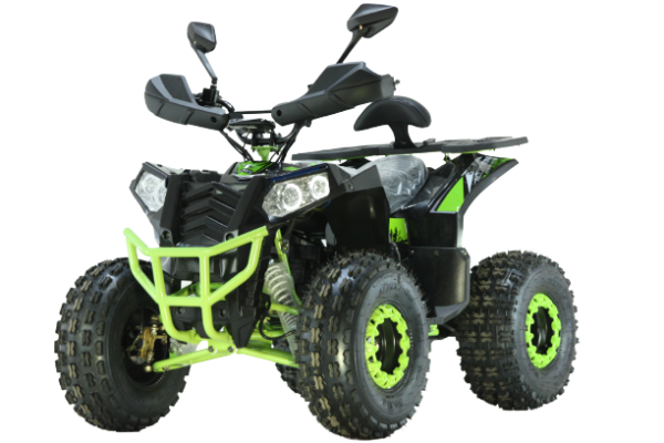 ATV electric KXD Commander 007E 1200W 48V cu diferential, culoare Verde