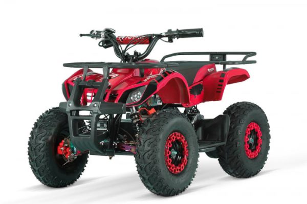 ATV electric pentru copii NITRO Torino Quad 1000W 48V Big Tyre, culoare Rosu