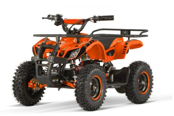 ATV electric pentru copii NITRO Torino Quad 1000W 48V cu anvelope 13x4.10-6, culoare Portocaliu