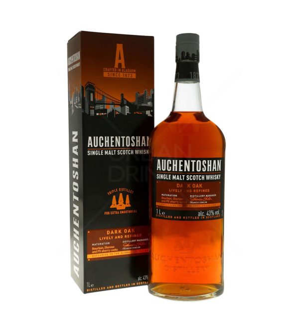 Auchentoshan Dark Oak Whisky 1L