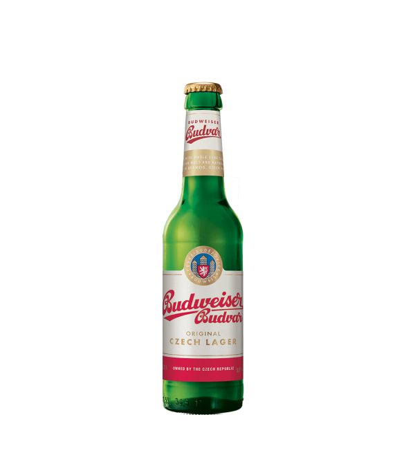 Budweiser Budvar Czech Premium Lager - sticla - 0.33L