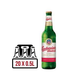 Budweiser Budvar Czech Premium Lager BAX 20 st. x 0.5L