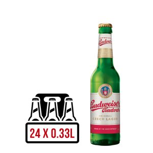 Budweiser Budvar Czech Premium Lager BAX 24 st. x 0.33L