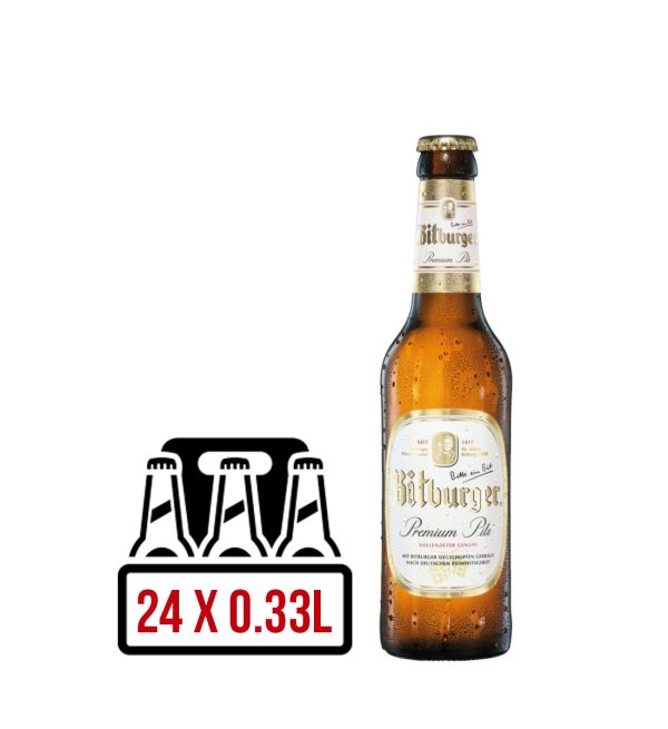 Bitburger Premium Pils BAX 24 st. x 0.33L