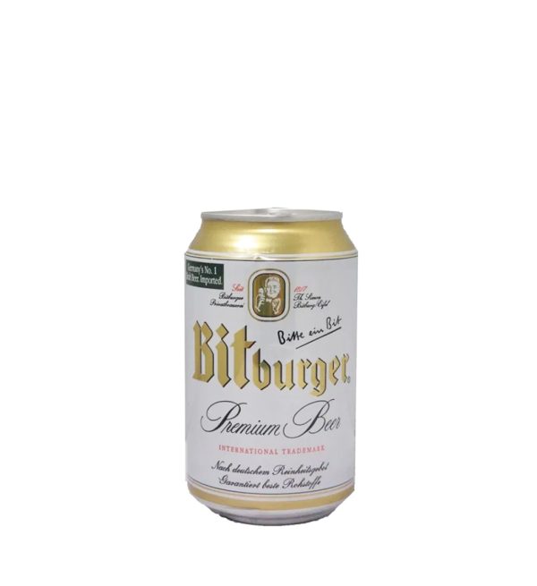 Bitburger Premium Pils - doza - 0.33L
