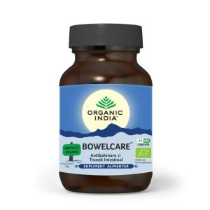 Bowelcare, Tranzit Intestinal, Balonare, 60 capsule, Organic India