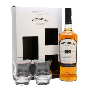 Whisky Bowmore 12 ani Gift Set 0.7L