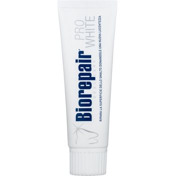 Biorepair Pro White pasta de dinti din ingrediente naturale pentru dinti mai albi