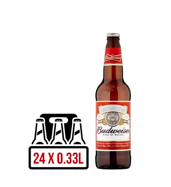 Budweiser Lager American BAX 24 st. x 0.33L