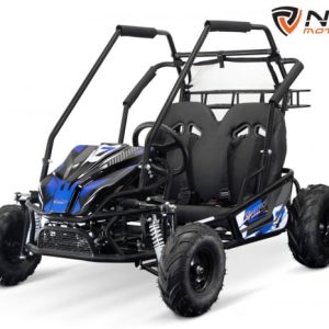 Buggy electric pentru 2 copii, Nitro Gokart 1000W 60V 20Ah, premium, culoare Albastra