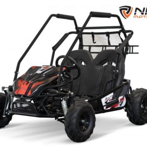 Buggy electric pentru 2 copii, Nitro Gokart 1000W 60V 20Ah, premium, culoare Rosie