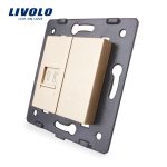 Priza telefon Livolo