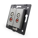 Priza dubla audio Livolo