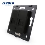 Priza dubla telefon Livolo