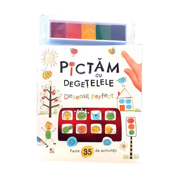 Carte Editura Litera, Pictam cu degetelele, Desenul perfect