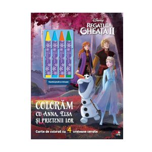 Carte Editura Litera, Coloram cu Anna, Elsa si prietenii lor, Disney Frozen 2