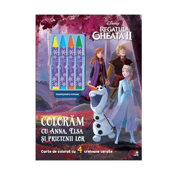 Carte Editura Litera, Coloram cu Anna, Elsa si prietenii lor, Disney Frozen 2