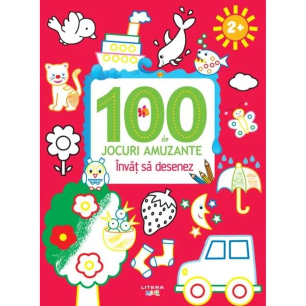 100 de jocuri amuzante, invat sa desenez