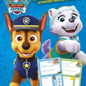 Patrula Catelusilor, Alfabetul, Activitati pentru prescolari cu autocolante