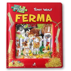 Carte Editura Litera, Carte cu puzzle. Ferma, Tony Wolf