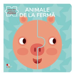 Carte Editura Litera, Animale de la ferma, Carte cu puzzle
