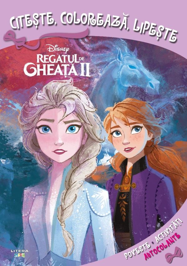 Disney, Regatul de Gheata II. Citeste, coloreaza, lipeste