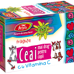 Ceai mai drag pentru copii cu Vitamina C, 20 plicuri, Fares