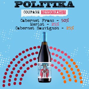 Politika by Chateau Cristi Coupage Democratic - Vin Rosu Sec - Republica Moldova - 0.75L
