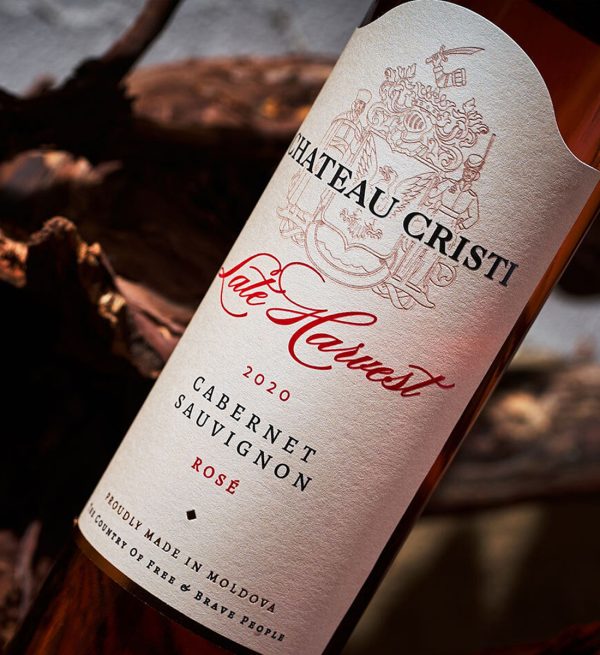 Chateau Cristi Late Harvest Cabernet Sauvignon - Vin Rose Dulce - Republica Moldova - 0.5L