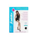 Ciorapi compresivi medicinali pana la coapsa 70 den, XXL=6, negru, ScudoTex