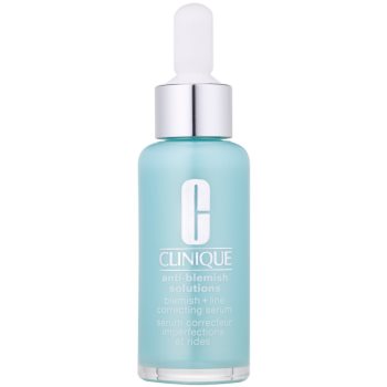 Clinique Anti-Blemish Solutions™ Anti-blemish + Line Correcting Serum ser pentru uniformizare pentru ten acneic
