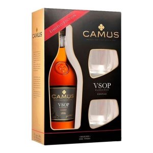 Cognac Camus Elegance VSOP Gift Set 0.7L