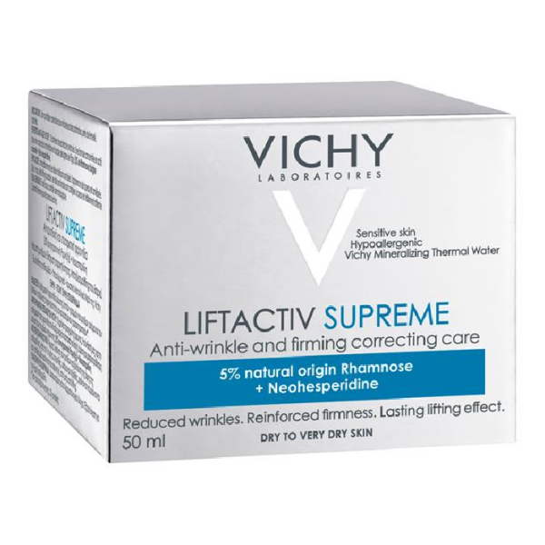 Crema de fata antirid pentru ten uscat Liftactiv Supreme, 50 ml, Vichy