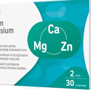 Dr.Max Calciu Magneziu Zinc, 30 comprimate