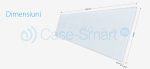 Panou intrerupator dublu+dublu+dublu+dublu cu touch Livolo din sticla