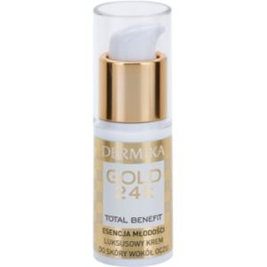 Dermika Gold 24k Total Benefit crema lux de intinerire zona ochilor
