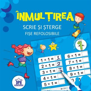 Scrie si sterge Inmultirea- fise refolosibile + carioca