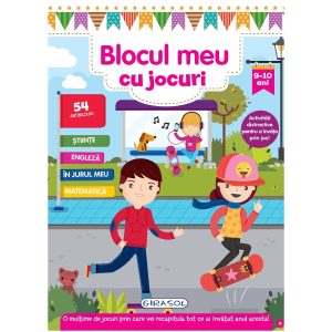 Blocul meu cu jocuri Girasol, 9-10 ani
