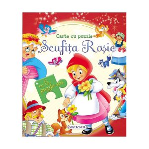 Carte cu puzzle Girasol, Scufita Rosie
