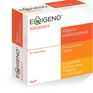 Eqidigest digestiv multifunctional, 24 comprimate, Eqigeno