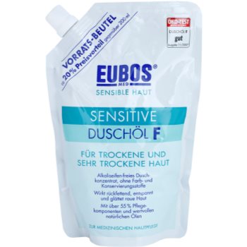 Eubos Sensitive ulei de dus rezervă