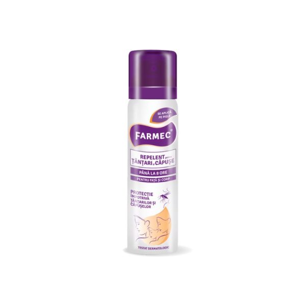 Repelent pentru tantari si capuse, 75 ml, Farmec
