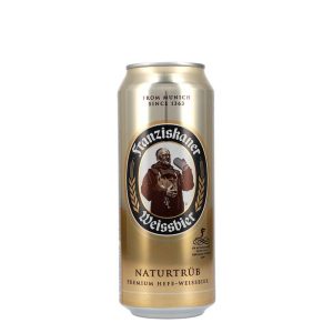 Franziskaner Naturtrub Premium Hefe Weissbier - doza - 0.5L
